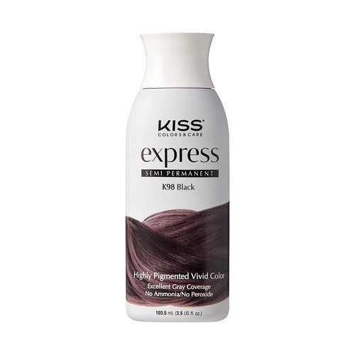 Kiss Express Semi Permanent Hair Color Darkest Brown K89 - Barber
