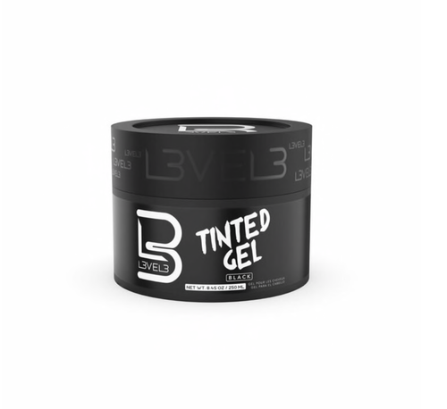 L3VEL3 Tinted Hair Gel - Black Color 8.45oz