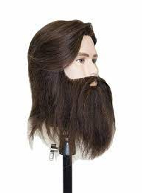 Mannequin Head Brooke - 100% Human Hair - Barber Salon Supply