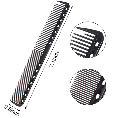 Carbon Fine Cutting Comb Carbon Fiber