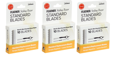 Feather Styling Razor Standard Blades 3pk