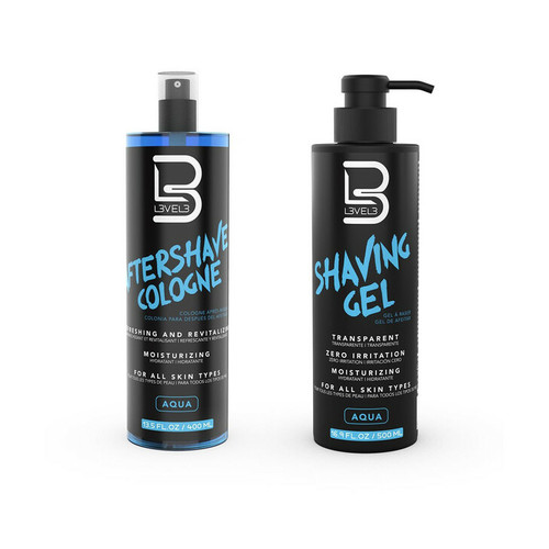 L3VEL3 Aqua Shaving Gel and After Shave Kit (L3-SGKIT)