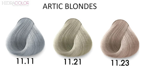 Hidracolor Creme Hair Color Artic  Blonde Series 
