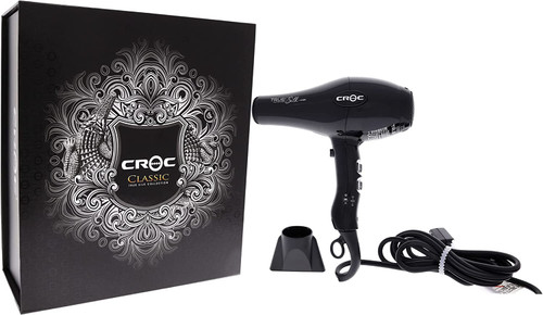  Croc Classic True Silk Collection Hair Dryer Black