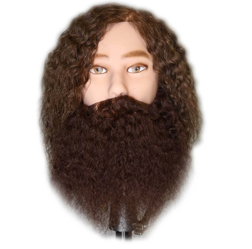 Male Mannequin Head with Beard