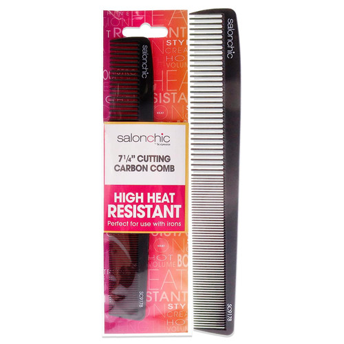 Salonchic Carbon Cutting Comb  7 1/4"