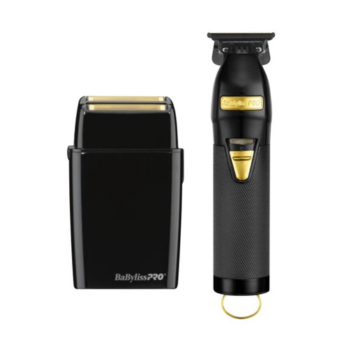 3 Week Delivery/High Order Volume) Black Babyliss Skeleton Trimmer W/Gold  Modified Blade