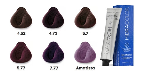 Hidracolor Creme Deep  Violet Colors 