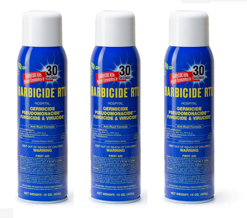 Barbicide RTU Spray Disinfectant 15 oz 3 Pack (KR-RTU3PK)