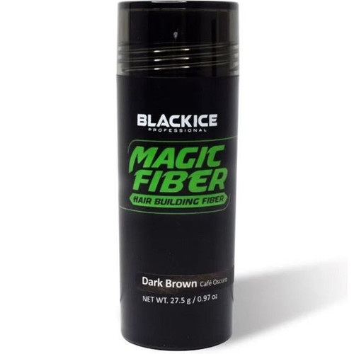 Black Ice Magic Fiber Hair Building Fiber -Black 0.97oz