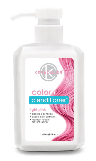 Keracolor Color + Clenditioner Light Pink 12oz
