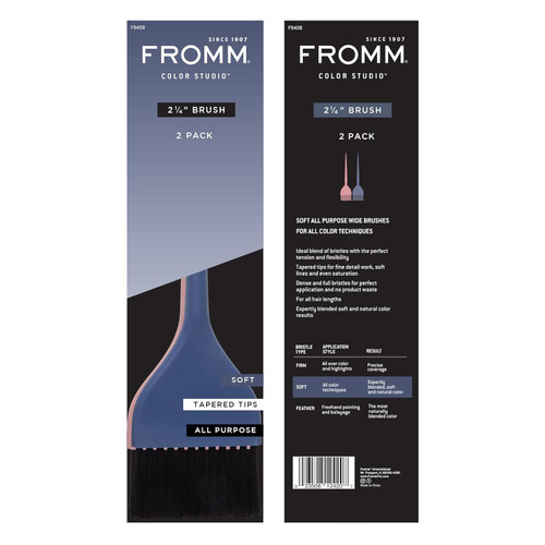  Fromm Color Studio Soft Color Brush 2-1/4" - 2 Pack   F9408