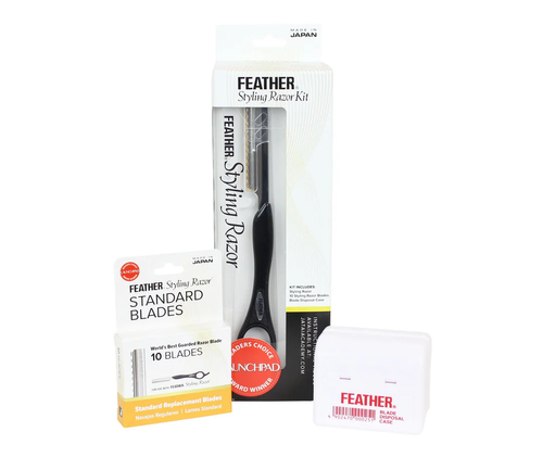 Jatai Feather Styling Razor Kit Black