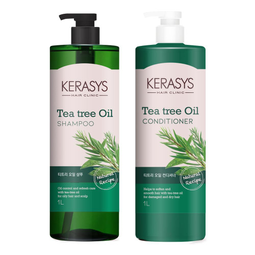 Kerasys Tea Tree Oil Shampoo & Conditioner 