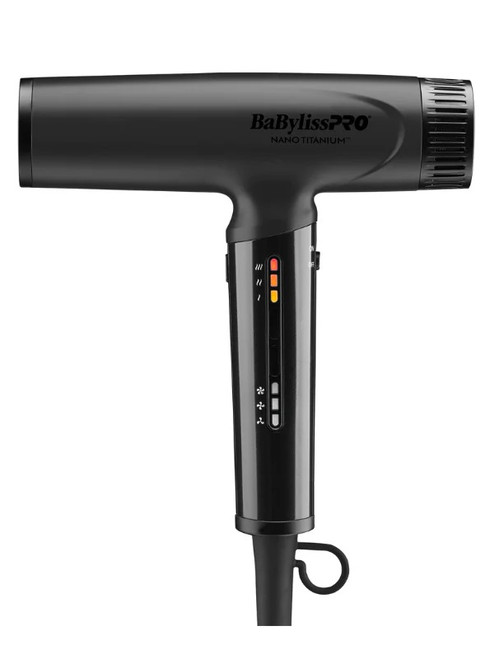 BaBylissPRO Nano Titanium High-Speed Hair Dryer Matte Black (BNTC9200MB)