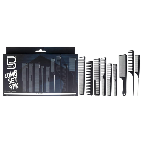  L3VEL3 Carbon Comb 9pc Set (L3-CFC016)