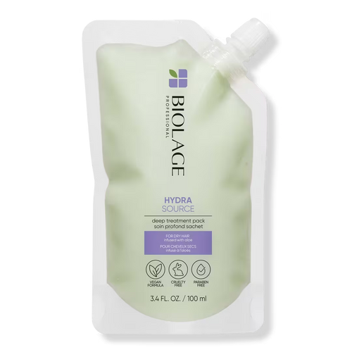 Biolage Hydra Source Deep Treatment Hair Mask Pack 3.4 oz