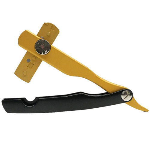 Irving Barber Company Cerakote Series Razors Gold/Black ( IBC-GLD/BLK)