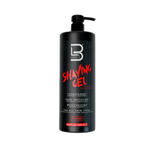  L3VEL3 Transparent Shaving Gel "Flame"