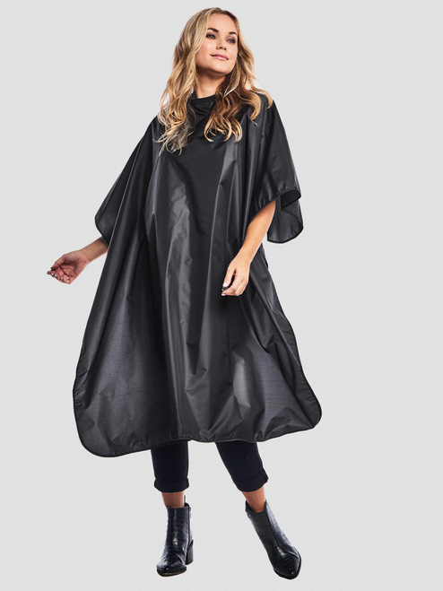 Betty Dain Nylon Chemical Cape Black