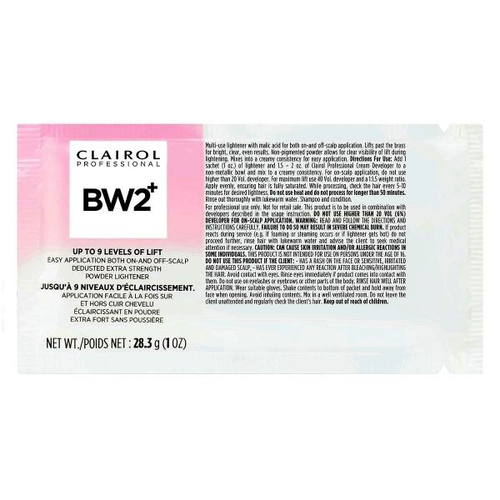 Clairol BW2+ Powder Lightener Packet 1 oz (BW2+-1OZ)  Clairol BW2+ Powder Lightener Packet 1 oz (BW2+-1OZ)