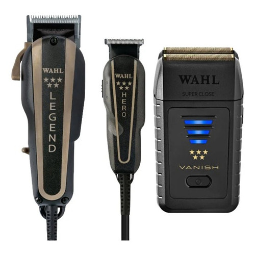 Wahl 5 Star Cordless Barber Combo, Vanish Shaver w/ Charging