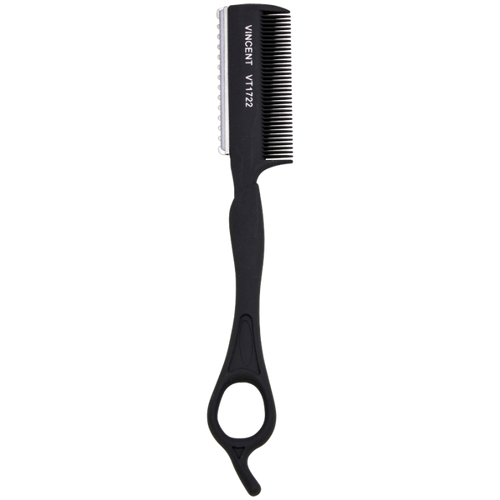 Vincent Carbon 2 Ways Razor Comb One Eye (VT1722)