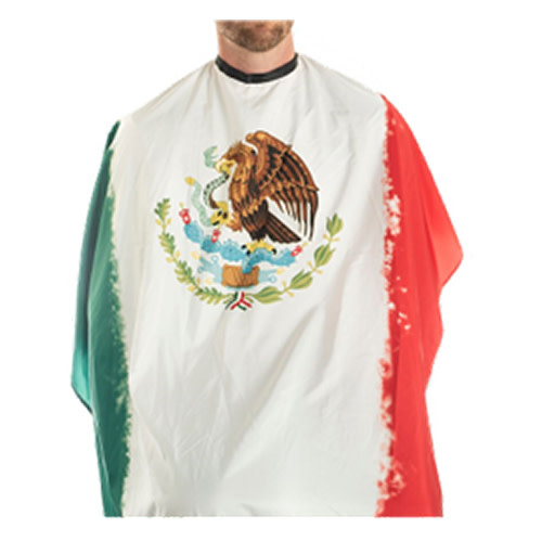 Campbell's Mexico Flag Cutting Styling Cape


