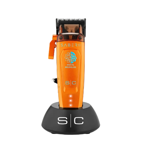 StyleCraft Limited Edition Orange Saber II Cordless Metal Clipper (SC617O)