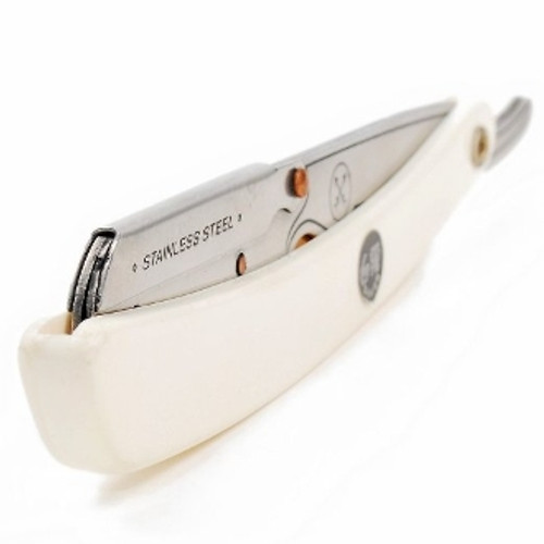 Parker SRW Barber Safety Straight Razor White