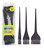 Colortrak 3pk Assorted Feather Bristle Color Brushes