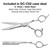 Olivia Garden Dry Cut PRO 6" Shear and Razor Set (DC-C02)