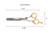 Cricket Centrix Roc-It Dog RTL 30 Lefty Thinning Shear