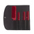 JRL Barber Comb Set Red 4pc 
