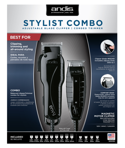 andis envy li cordless combo