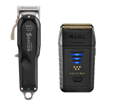 Wahl Cordless Senior and Cordless Vanish Shaver Duo - Barber Salon
