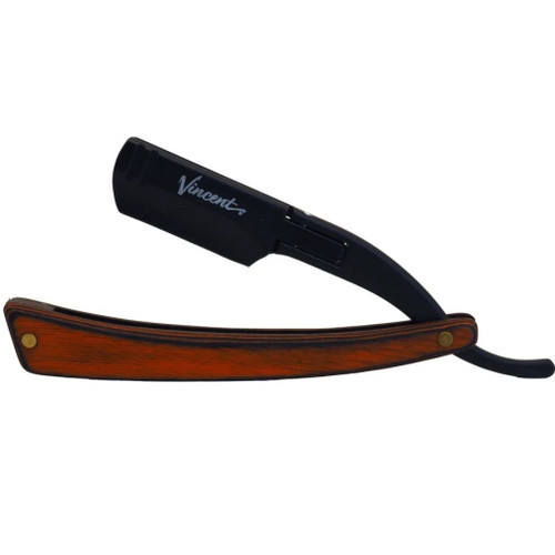 Flip Blade Razorblade Vincent Flip Razor Black & Red - Barber Salon Supply