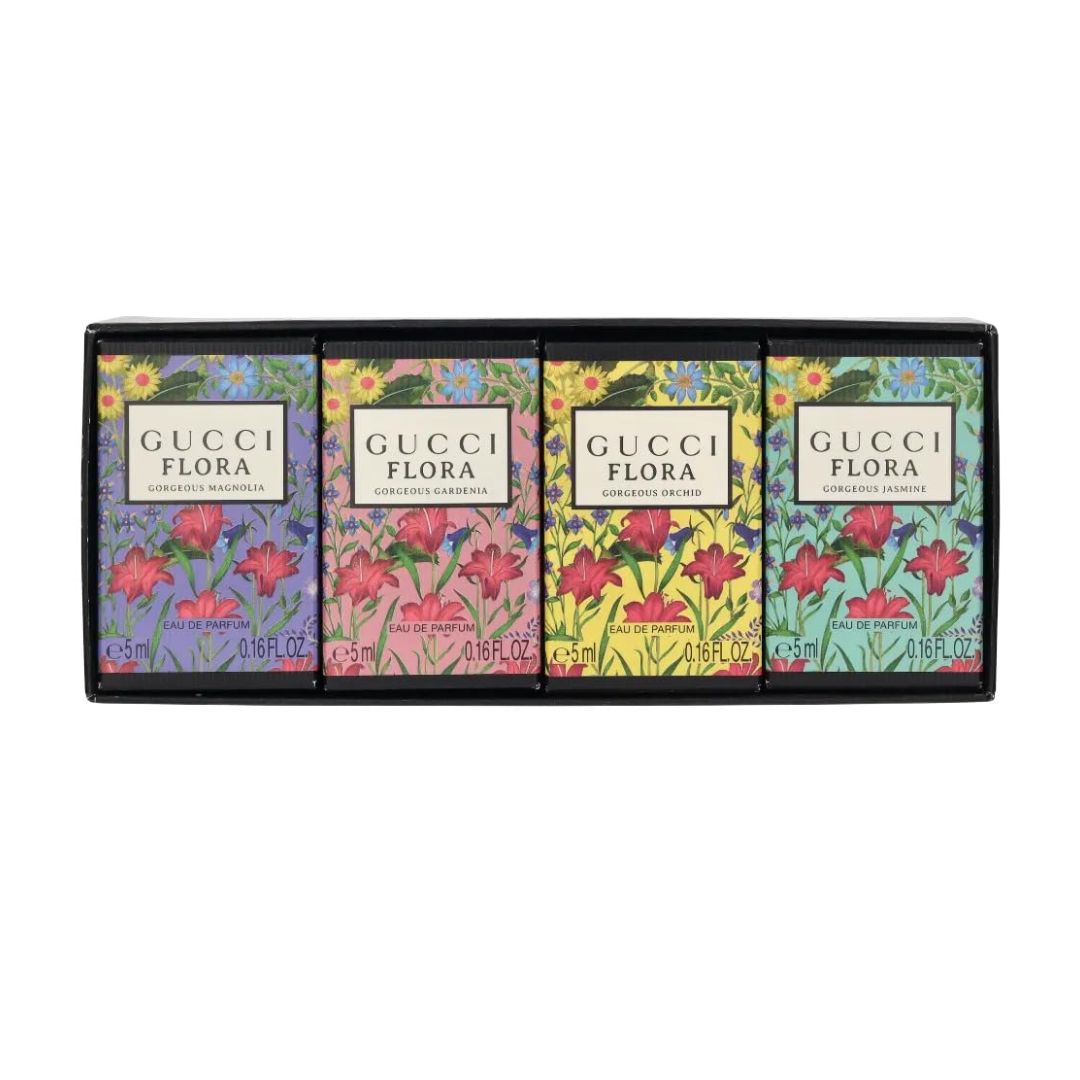 Gucci Flora Gift Set EDP 5ml, Gardenia, Magnolia, Orchid, Jasmine