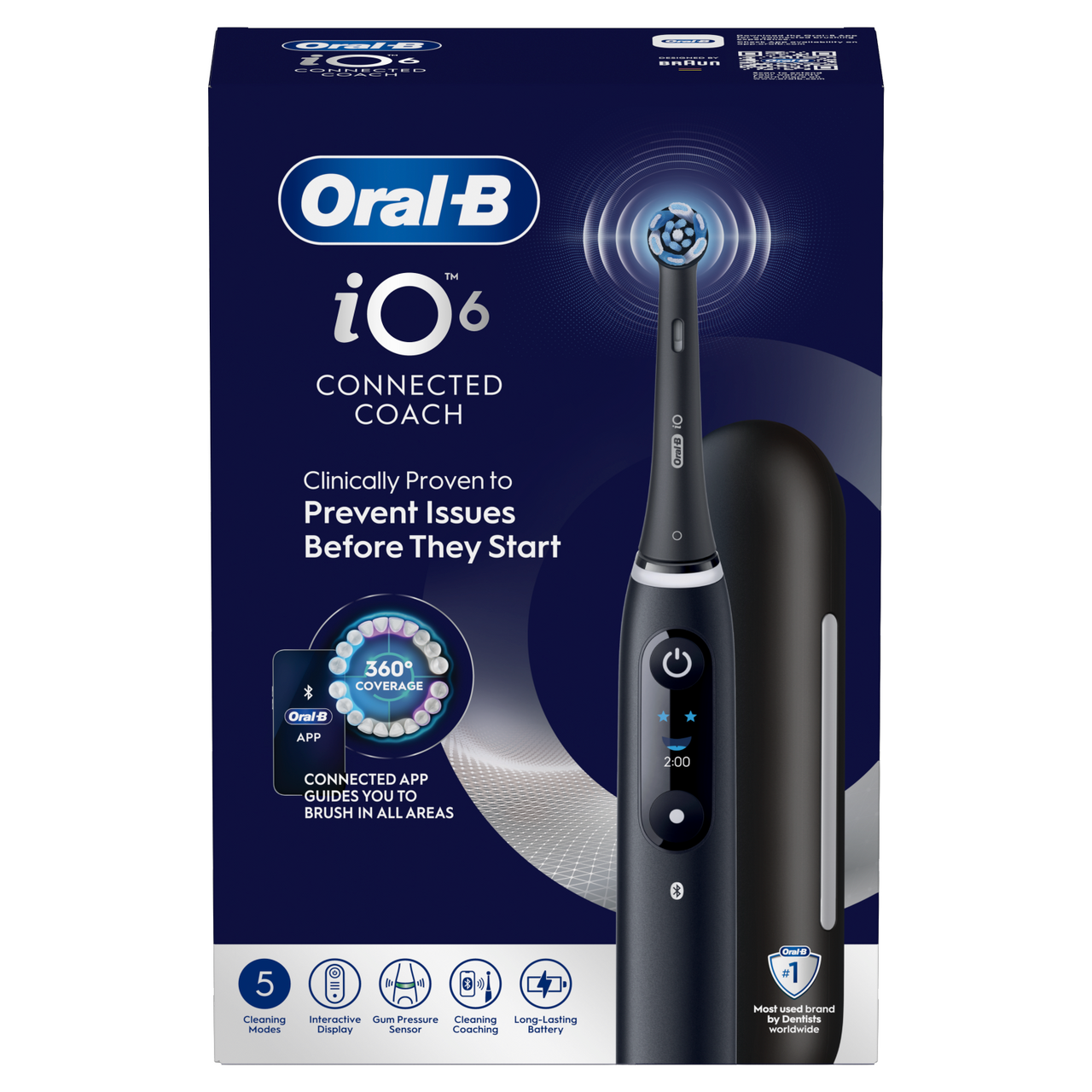 Oral-B iO6 Black Lava | Pharmacy2U