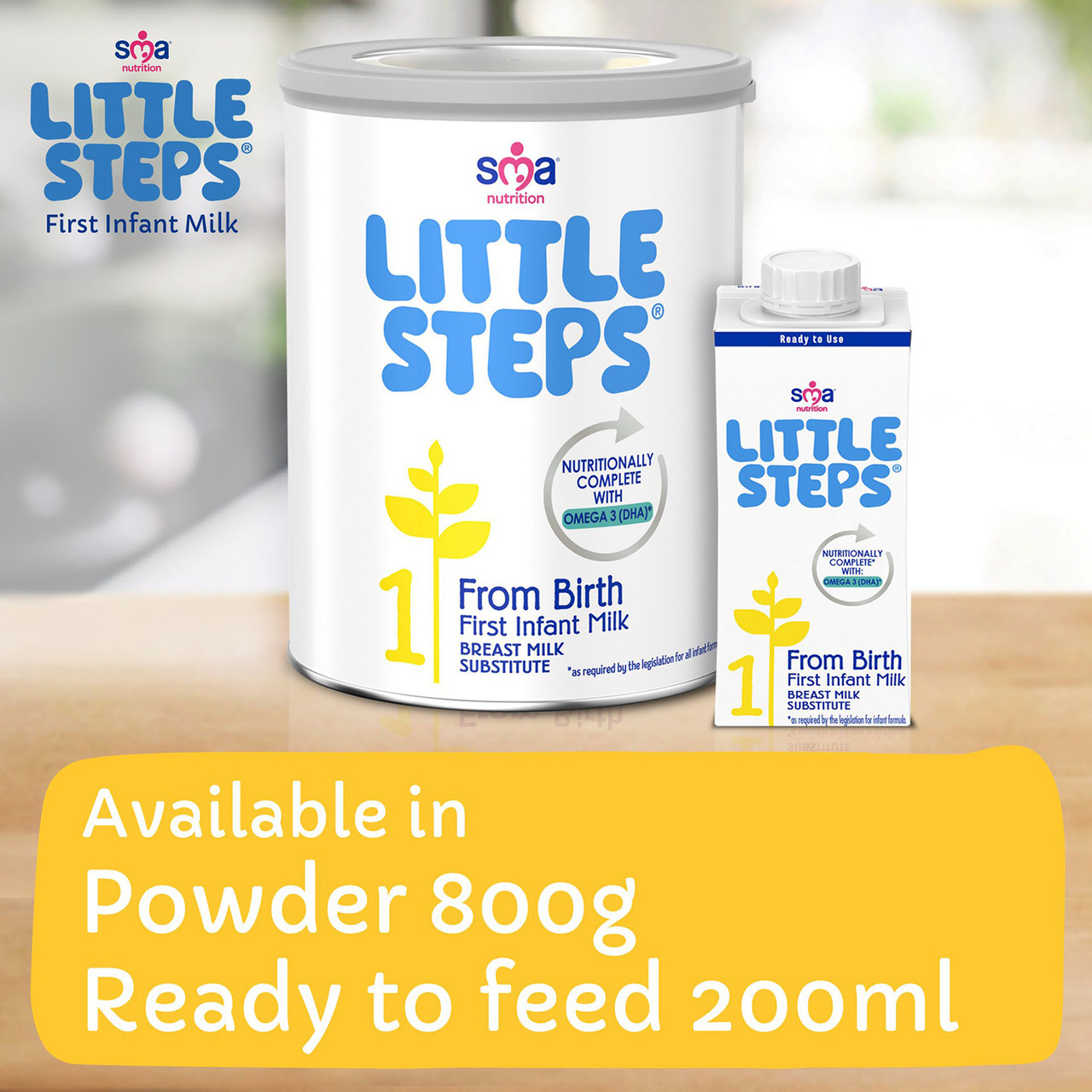 SMA Little Steps First Infant Baby Milk Liquid From Birth EXPIRY
