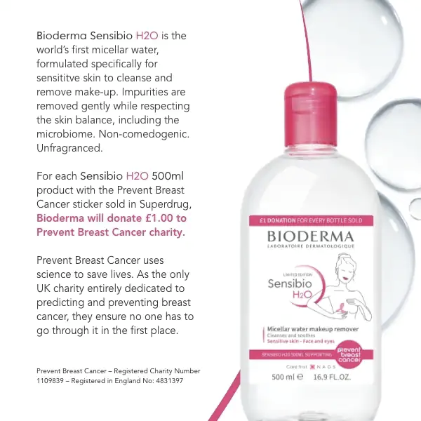 Bioderma Sensibio H2O Micellar Water Cleanser 500ml | Pharmacy2U