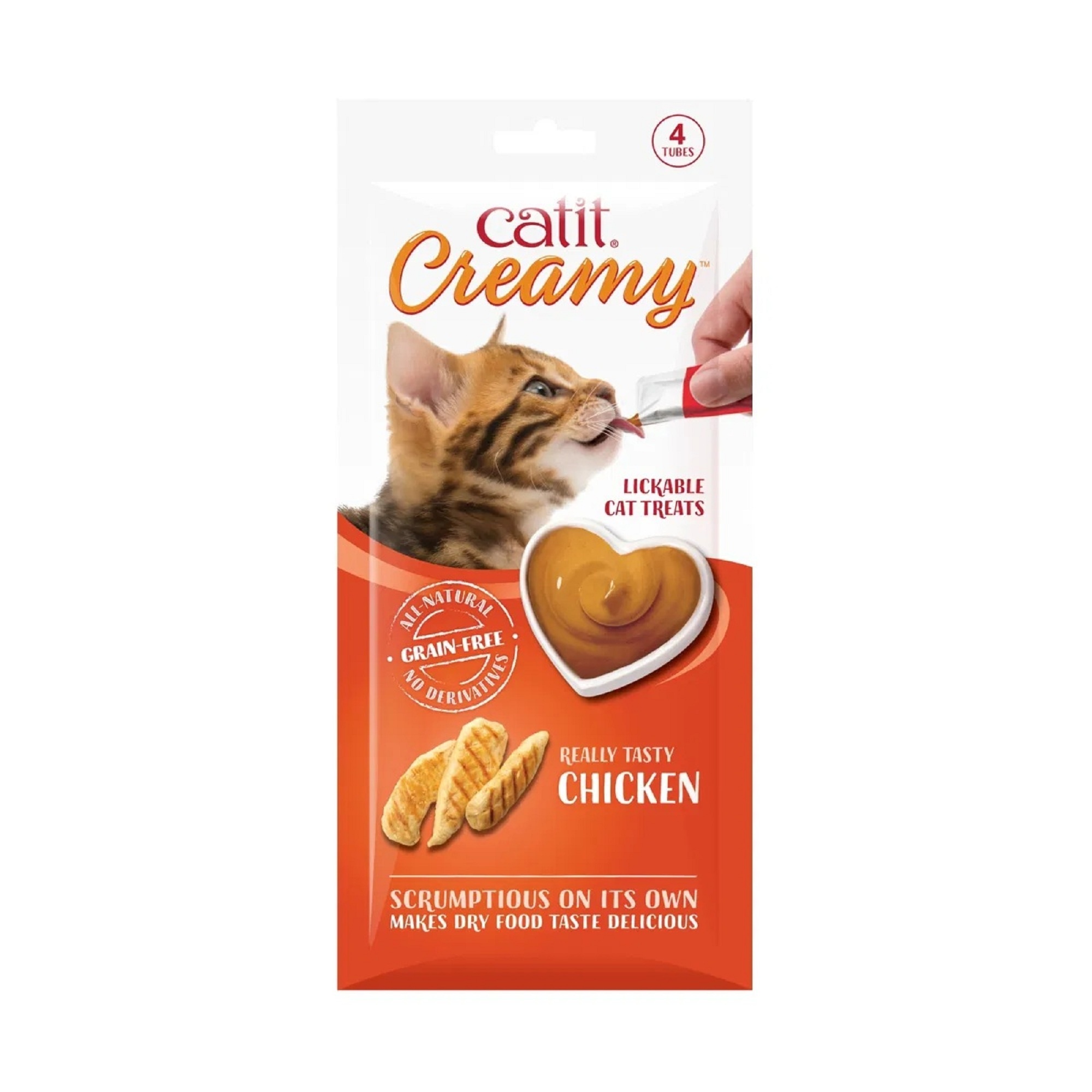 Catit Creamy Cat Treats Chicken 4 x 10g