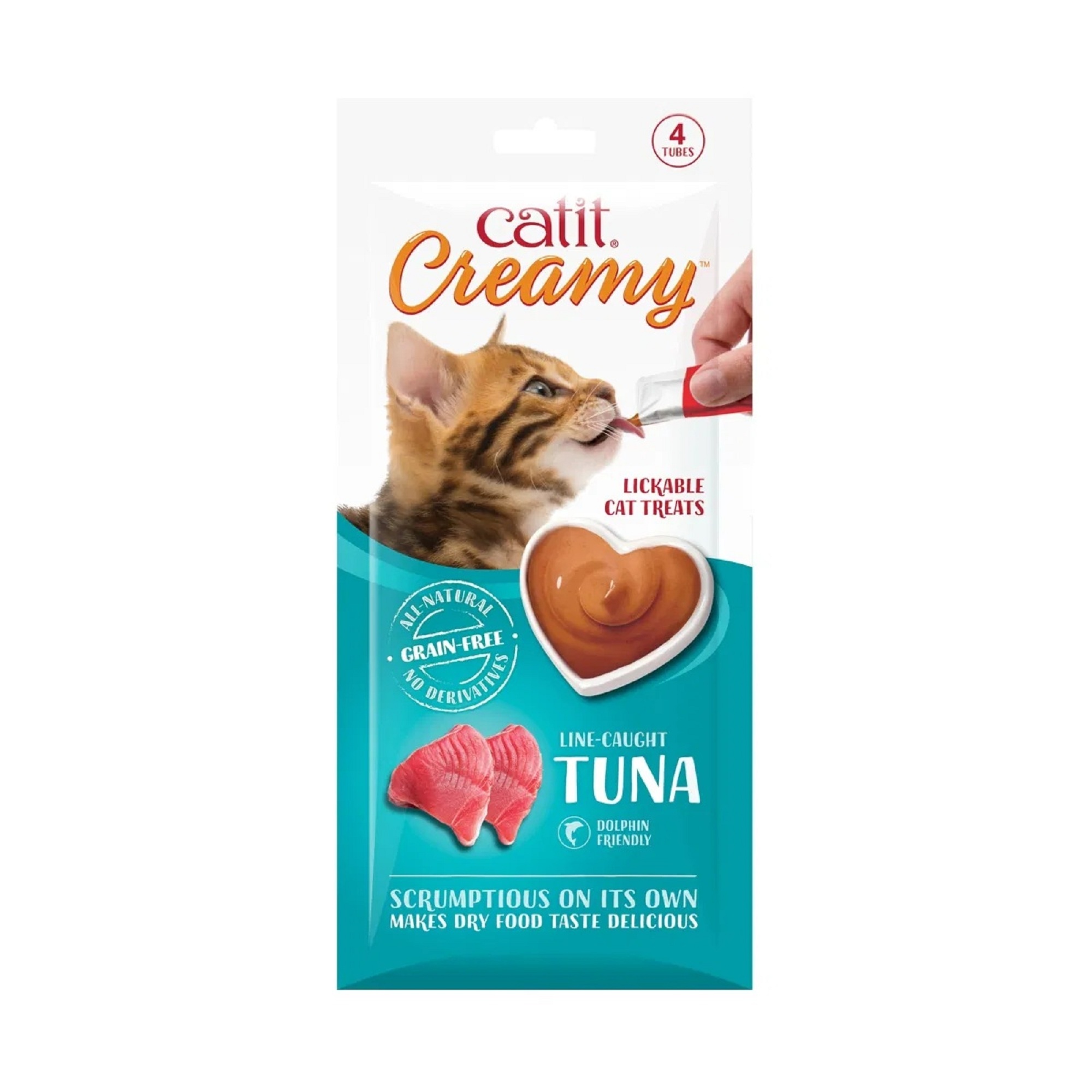 Catit Creamy Cat Treats Tuna 4 x 10g