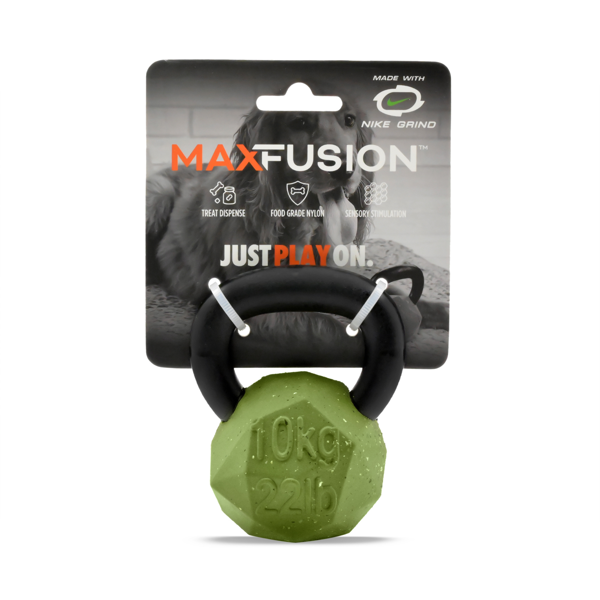 Nike Grind Kettle Ball Chew Toy & Treat Dispenser Small/Medium Dog Toy