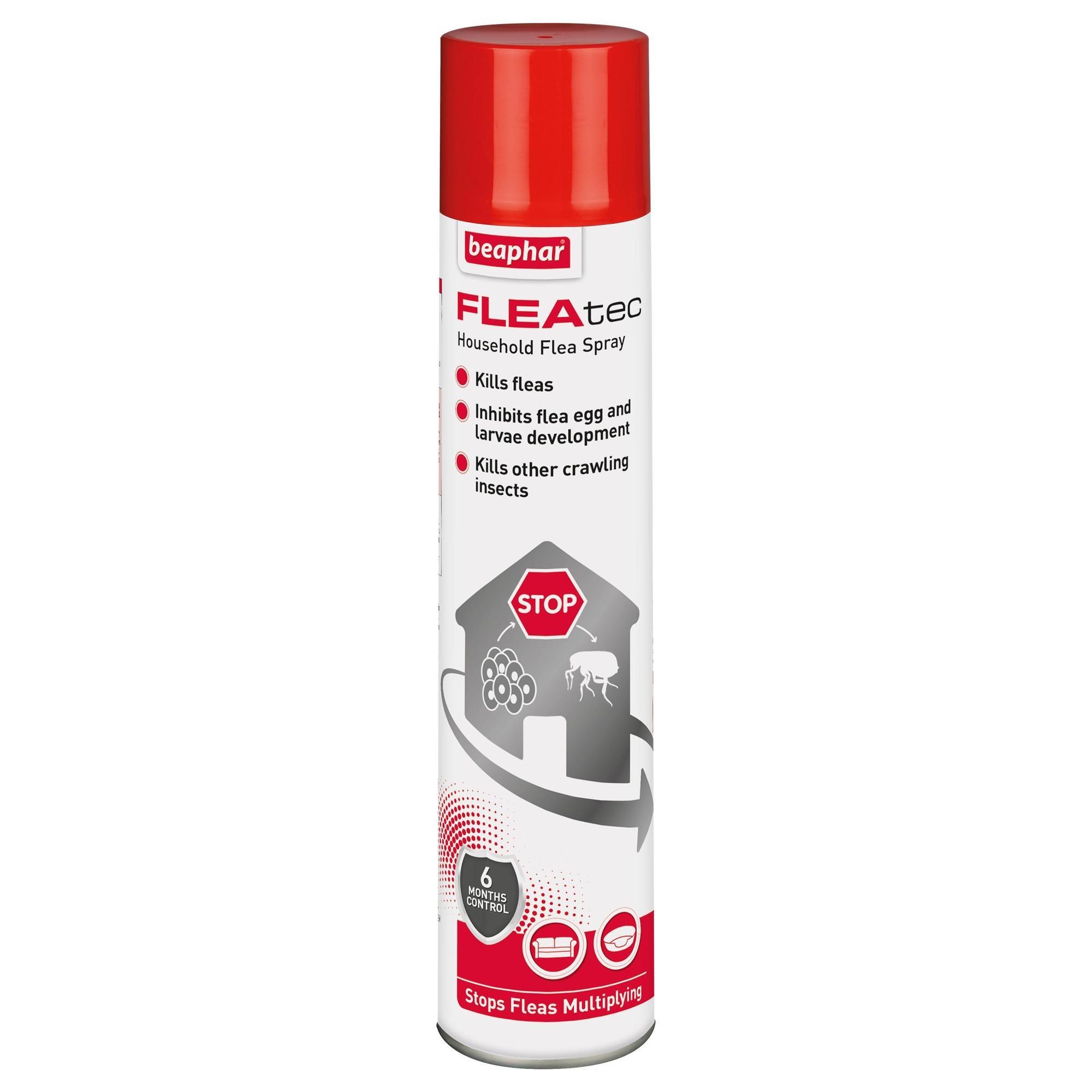 Click to view product details and reviews for Beaphar Fleatec Household Flea Spray 600ml.