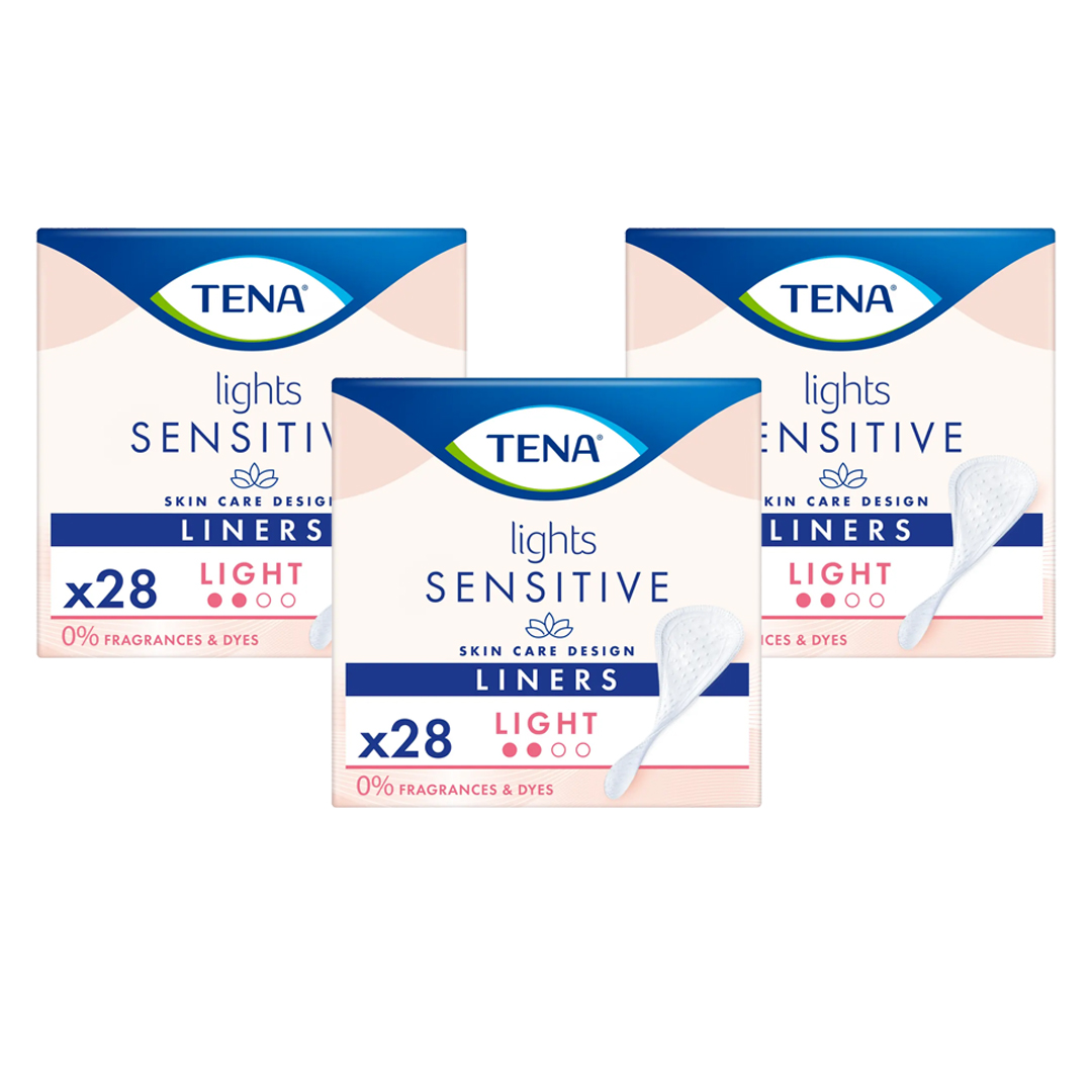 lights by TENA Light Incontinence Liners 28 pack