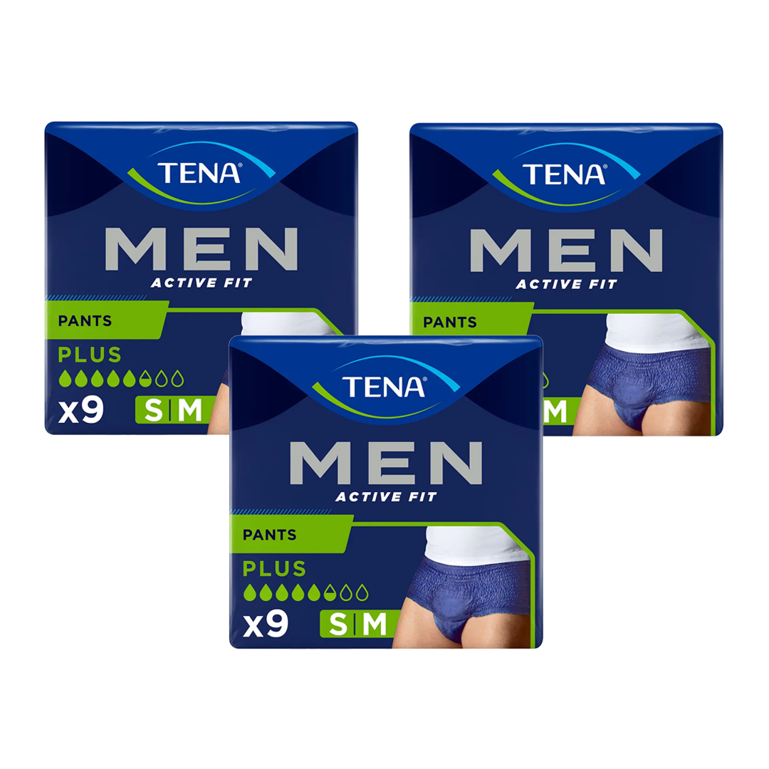 Click to view product details and reviews for Tena Men Active Fit Incontinence Pants Plus Medium 9 Pack. Click to view product details and reviews for Tena Men Active Fit Incontinence Pants Plus Medium 9 Pack.