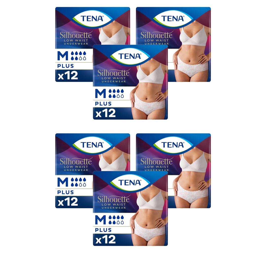 Click to view product details and reviews for Tena Silhouette Plus Low Waist White Medium 12 Pack. Click to view product details and reviews for Tena Silhouette Plus Low Waist White Medium 12 Pack.