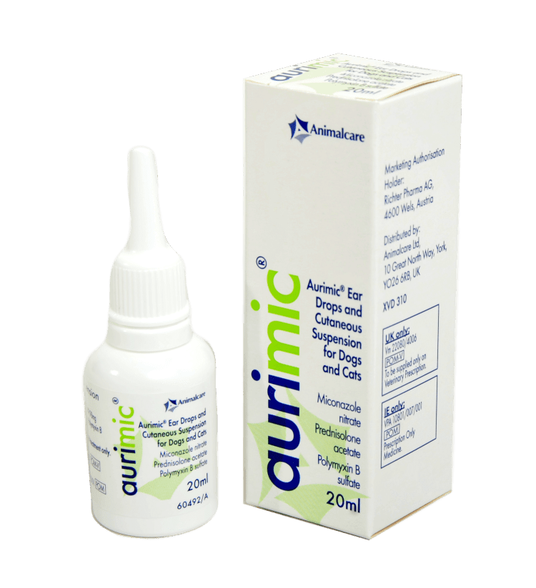 Click to view product details and reviews for Aurimic Ear Drops And Cutaneous Suspension For Dogs And Cats 20ml Bottle. Click to view product details and reviews for Aurimic Ear Drops And Cutaneous Suspension For Dogs And Cats 20ml Bottle.