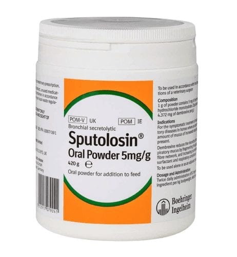 Click to view product details and reviews for Sputolosin Powder For Horses 420g.